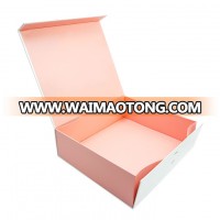 custom luxury cardboard packaging foldable collapsible rigid paper gift box with magnetic lid closure