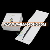 White Small Custom LOGO Magnetic Cardboard Scarf Packing Box