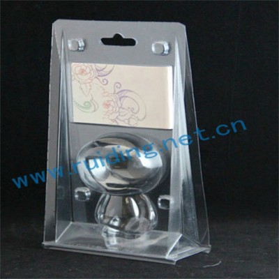 Ruiding design fashion pack Small clear transparent custom gift packaging , lighter plastic folding box