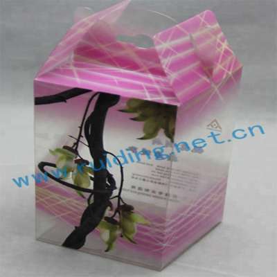 men's perfume PET folding packaging box