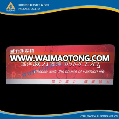 offset printed hard plastic advertising board