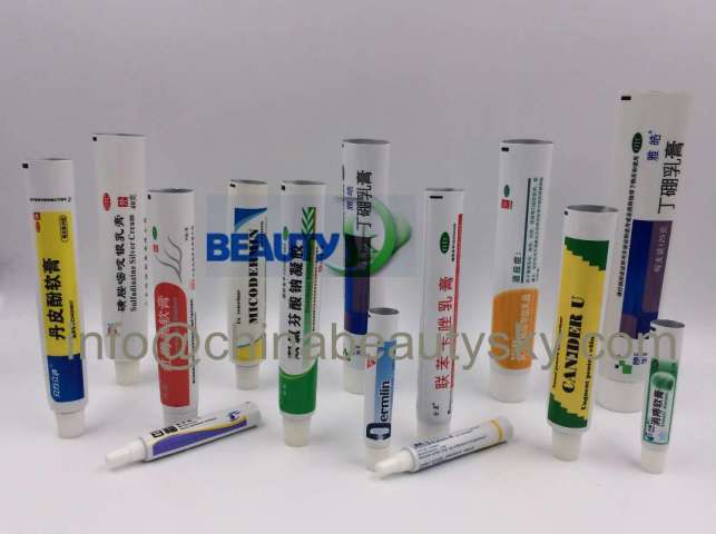 Pharmaceutical Packaging Cosmetic Cream Collapsible Laminated Aluminum Plastic Tube