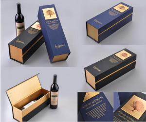 Latest Luxury Wine Bottle Paper Storage Boxes for Packaging